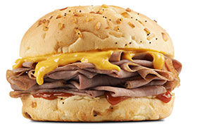 Arby's Beef n' Cheddar sandwich